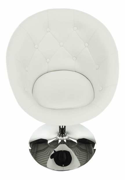 Otočné kreslo Gully (biela)