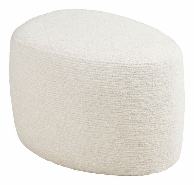 Kreslo s taburetkou Medelia 2 ( sivobiela)