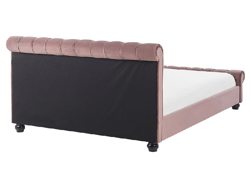 Bračni vodeni krevet 160 cm Alexandrine (ružičasta) (s podnicom i madracem)