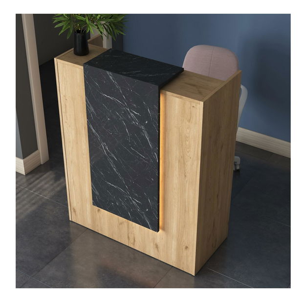 Recepčný stôl Kunuta 2 (orech) *vânzare stoc