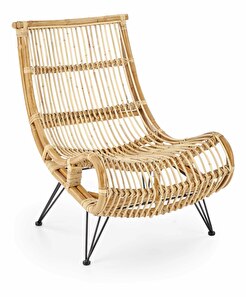 Fotel Marjory (természetes rattan)