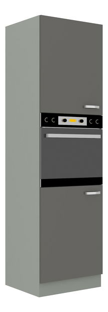 Dulap alimente pentru cuptor Gonir 60 DP-210 2F (Cadru: gri + front: gri lucios)