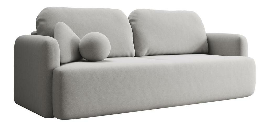 Pohovka trojsedačka Linaki (sivá + čierna)