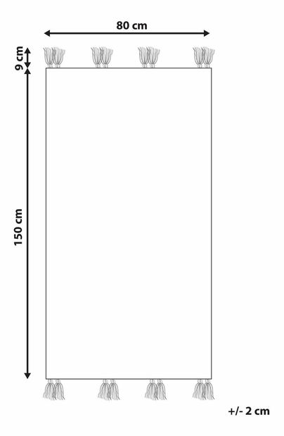 Tepih 80 x 150 cm Kanar (više boja)