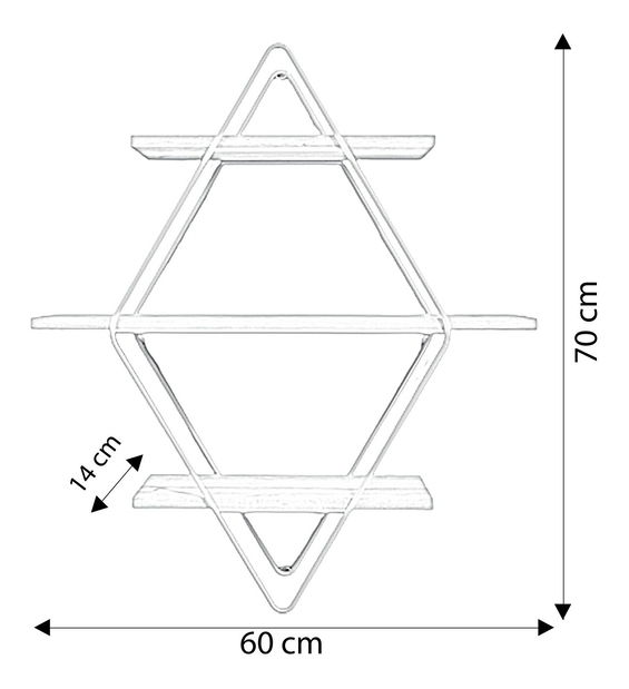 Raft Bolen (Auriu + stejar)