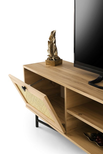 Masă TV/Dulap Bego 1 (stejar + negru)