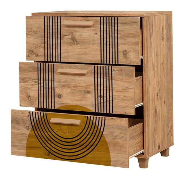 Komód Laurien Sun (atlanti fenyő)