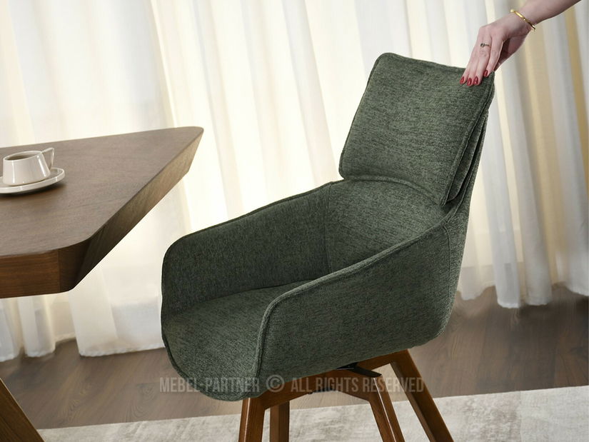 Scaun sufragerie Distorsion (verde)