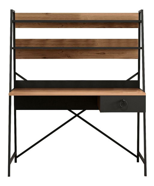 PC stolík Kavesa (dub + čierna) 