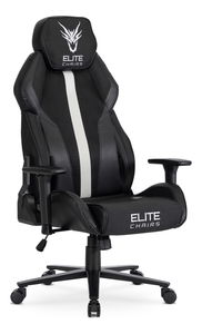 Fotoliu gaming Nutrida (negru + alb) 