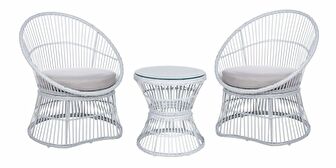 Set mobilier balcon Mesza (alb)