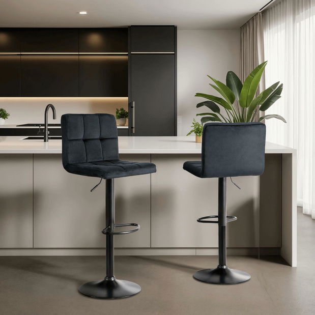 Barska stolica Normativa (crna tkanina) 