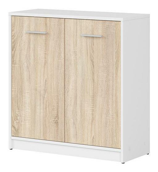 Szekrény Nepo Plus 4 (fehér + szonoma tölgy) 