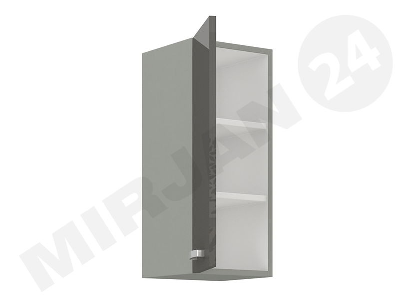 Gornji kuhinjski ormarić Milo 30 G-72 F (siva + krem sjaj)