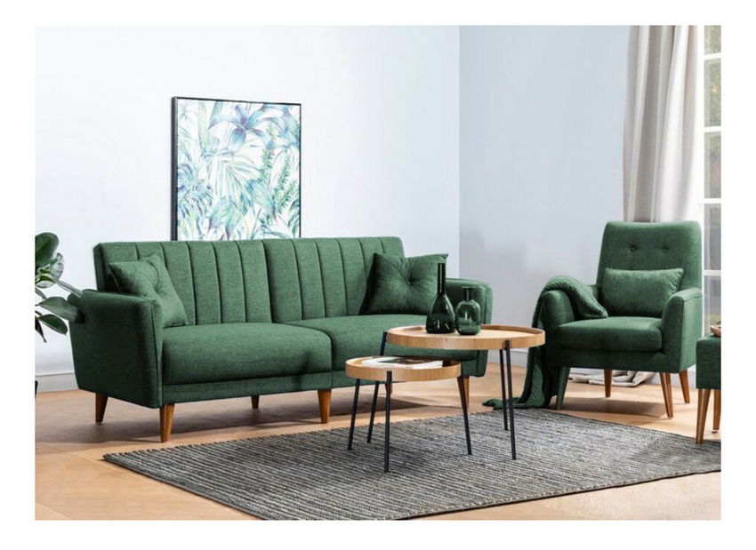 Garnitura za sjedenje 3+1 Acanti (zelena)