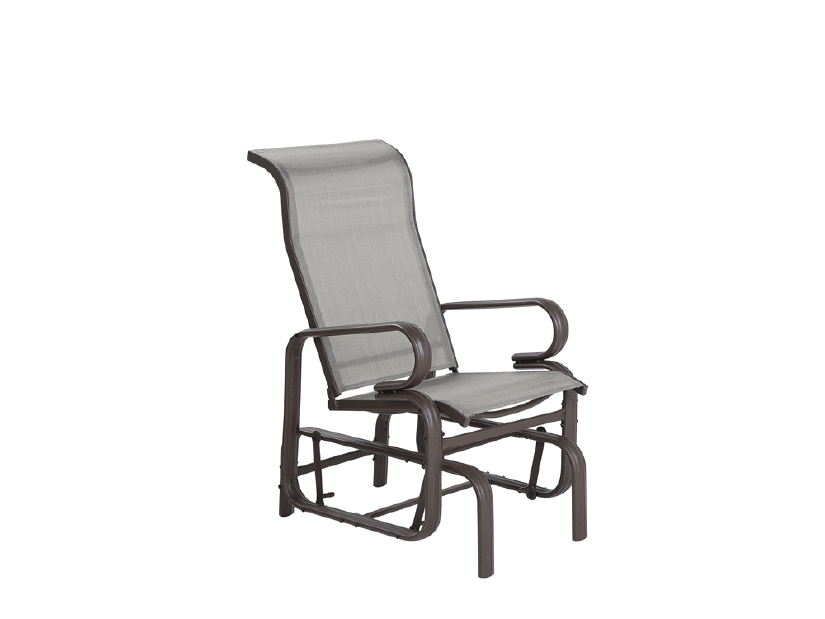 Fotoliu balansoar BORIO (aluminiu) (maro)