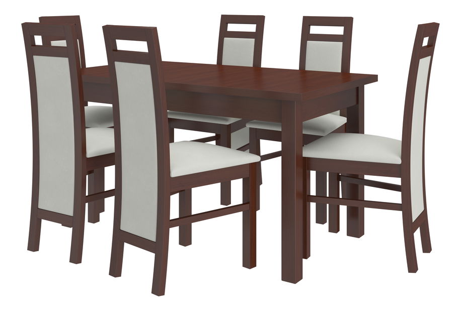 Set sufragerie Raviel14 (Nuc închis + paros 2)