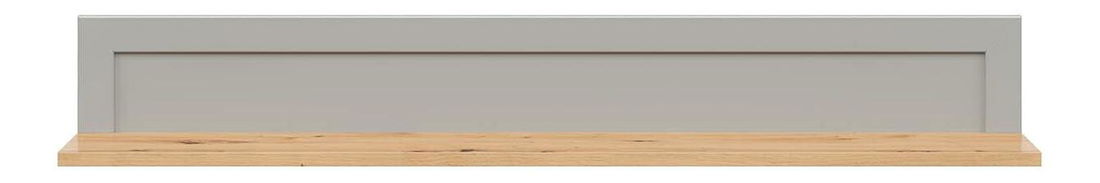 Polica Salga 6 (arktik siva + hrast artisan) 