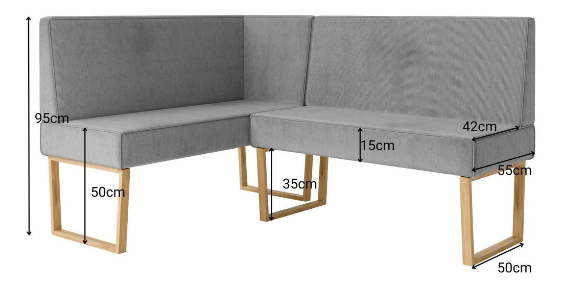 Sarokpad Malibu 140x200 (sötétzöld) (B)