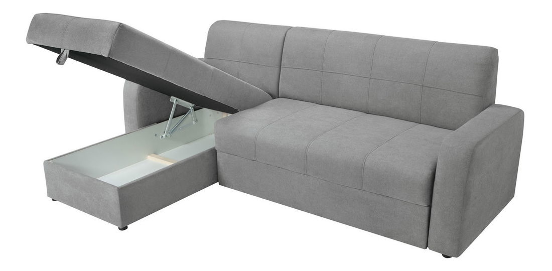 Kutna garnitura Kirsten II 2F.URCBK (siva) (L) 