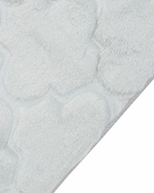 Koberec z umelej kožušiny 160 x 230 cm Gharry (svetlosivá)