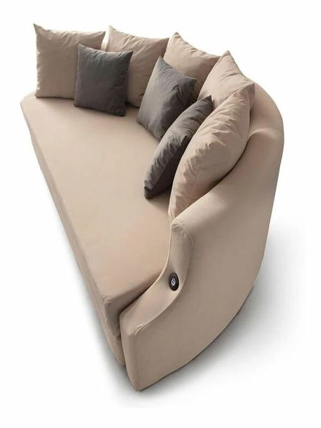 Rozkladacia pohovka Lettio (krémová)