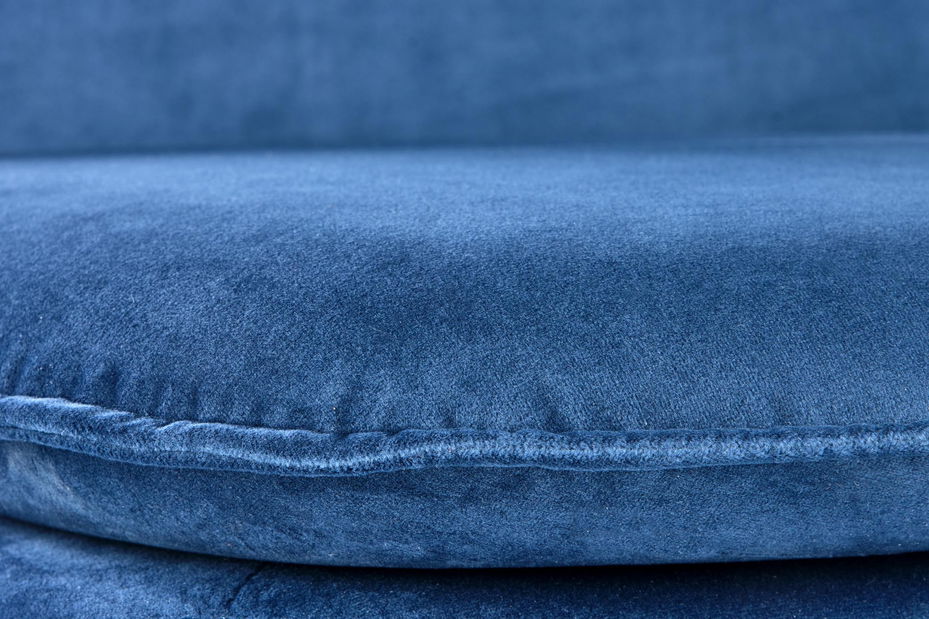 Scaun de sufragerie Kemis (albastru + negru)