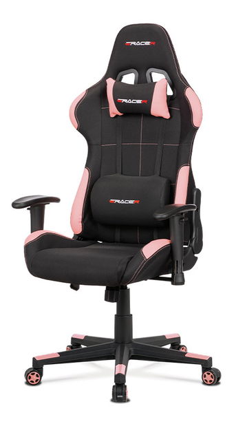 Uredska stolica Kelby-F02-PINK (crna + ružičasta)