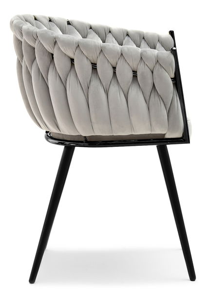 Blagovaonska stolica Radio (siva + crna)