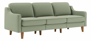 Pohovka trojsedačka Robia E (morská zelená + orech)