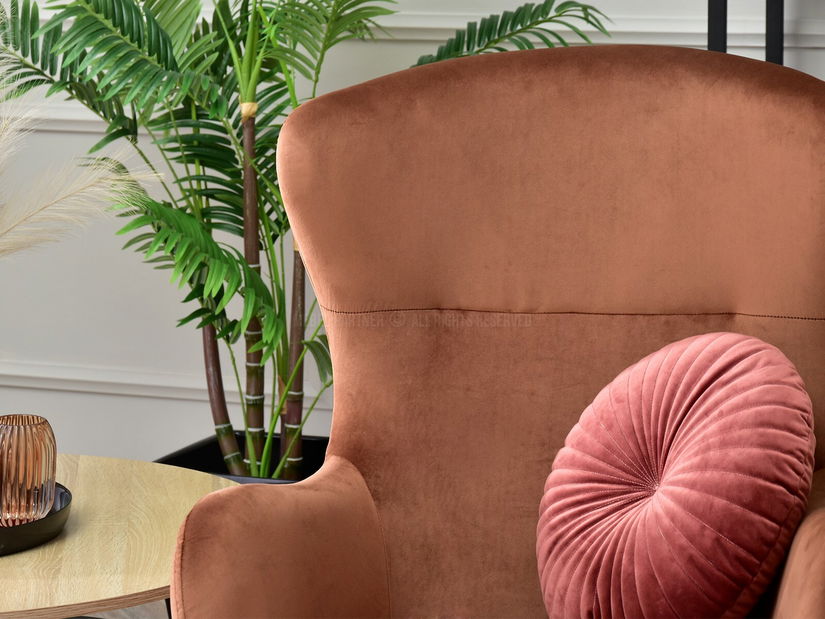 Kreslo Leto (medená + buk)