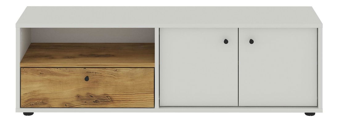 Masă TV/Dulap Parrey (Stejar alb)