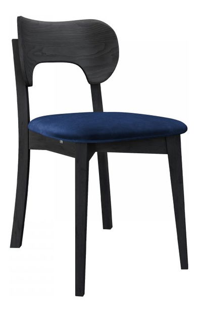 Étkezőszék KD 64 (fekete + kék) 