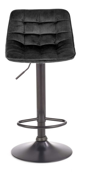 Scaun tip bar Hertha (negru)