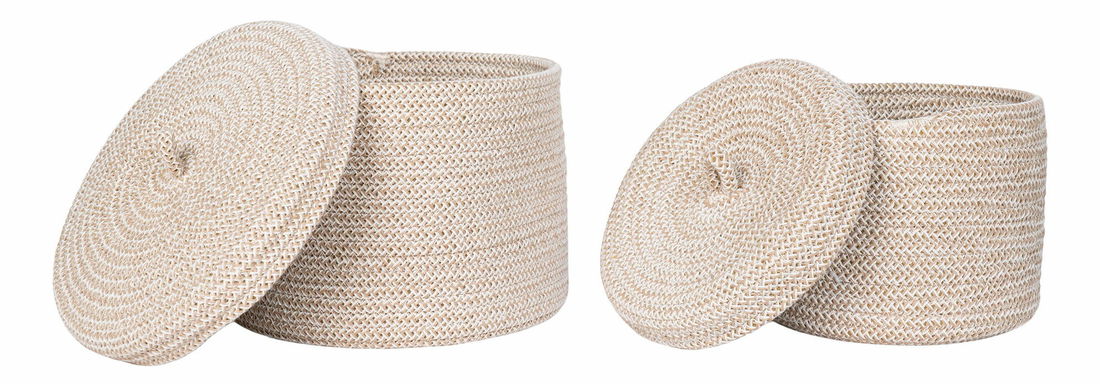 Set 2 ks košíkov Stadelia (béžová)