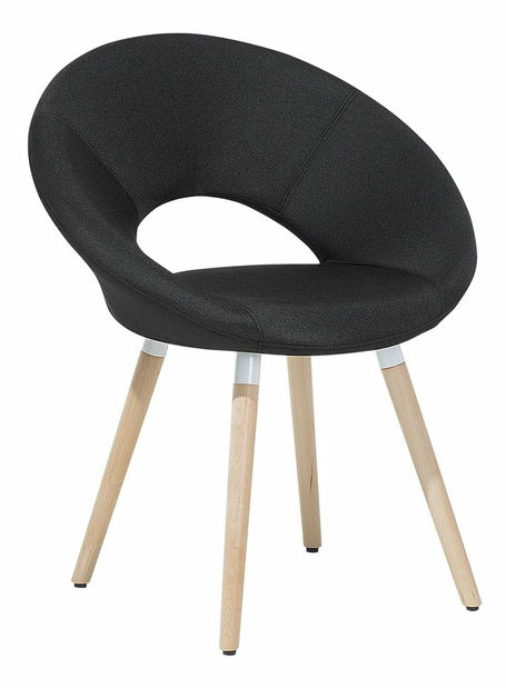 Set 2ks. jedálenských stoličiek Roslav (čierna)