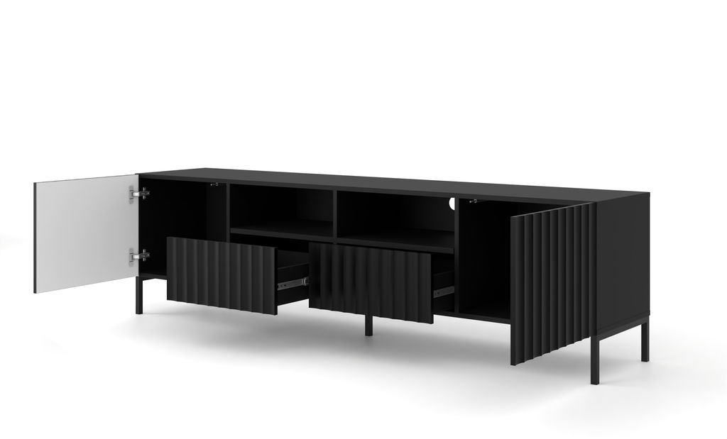 TV stolić/ormarić 200 2D2S Warsaw (crna)