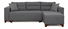 Rohová sedačka Tlofa (sivá) (P)