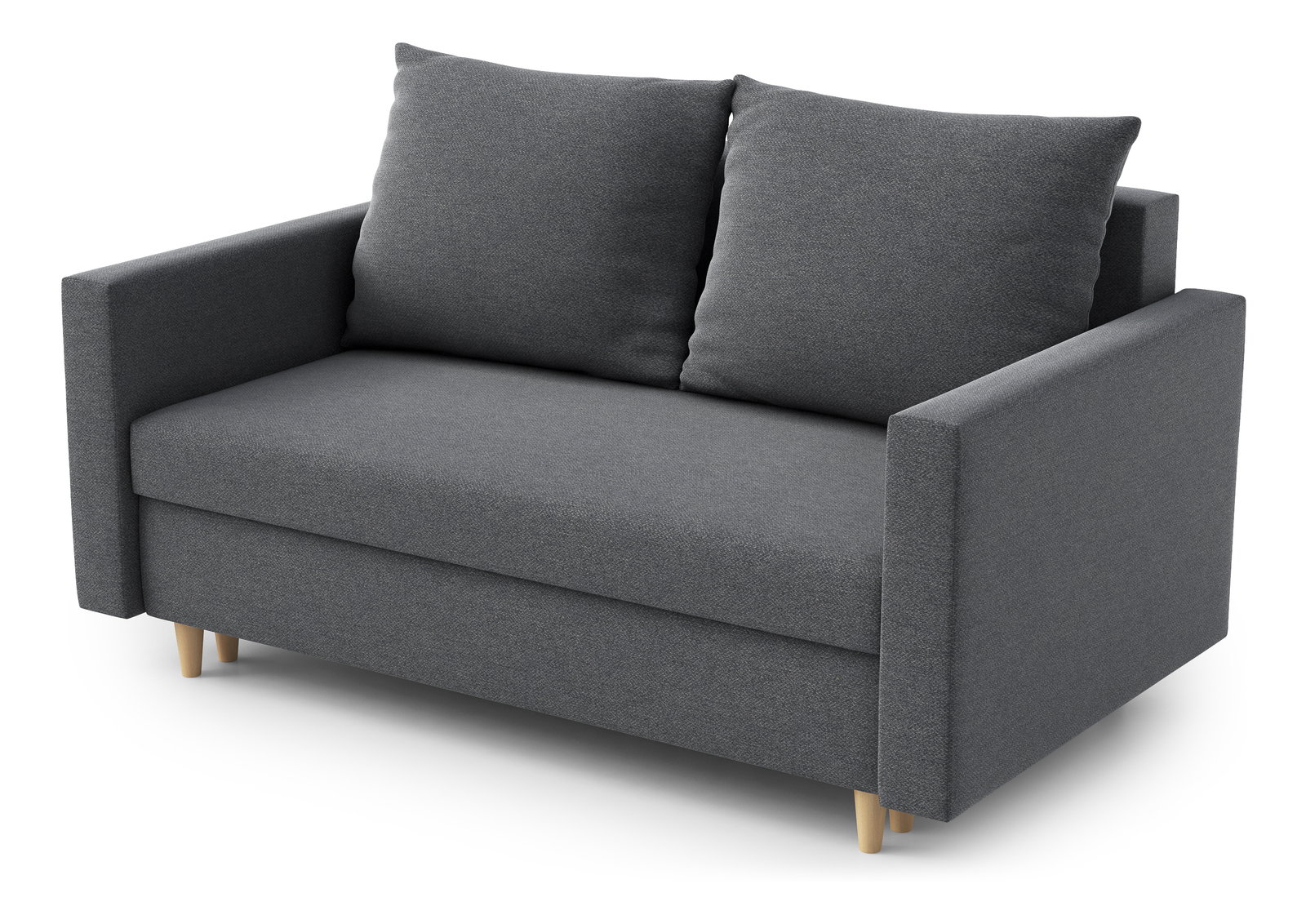 Kétszemélyes kanapé Louis (sötétszürke)