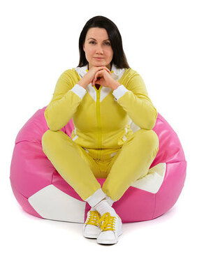 Babzsák Hannela 500L (fekete öko-bőr + fehér öko-bőr) *kiárusítás