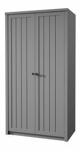 Ormar za garderobu S2D Provense (siva)