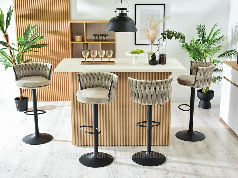 Szék Adel (bézs + fekete)