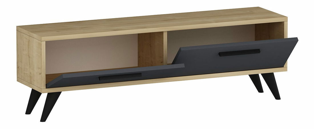 TV stolík/skrinka Mesa (zafír + antracit)
