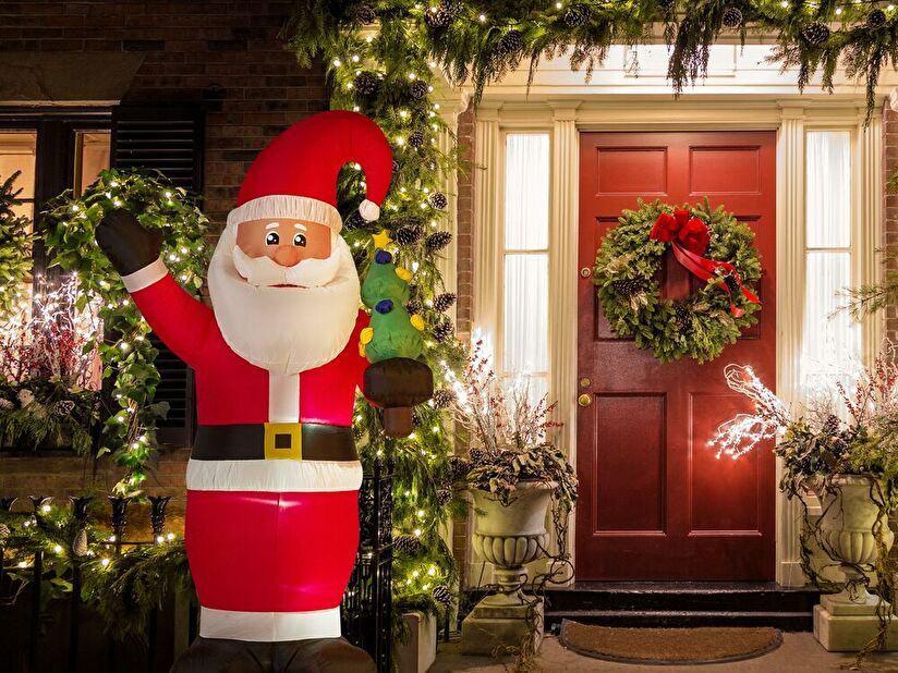 LED dekoracija Santa Claus Ivaza (crvena)