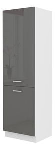 Kuhinjski ormarić za namirnice- Saria 60 DK 210 2F (sivi sjaj)