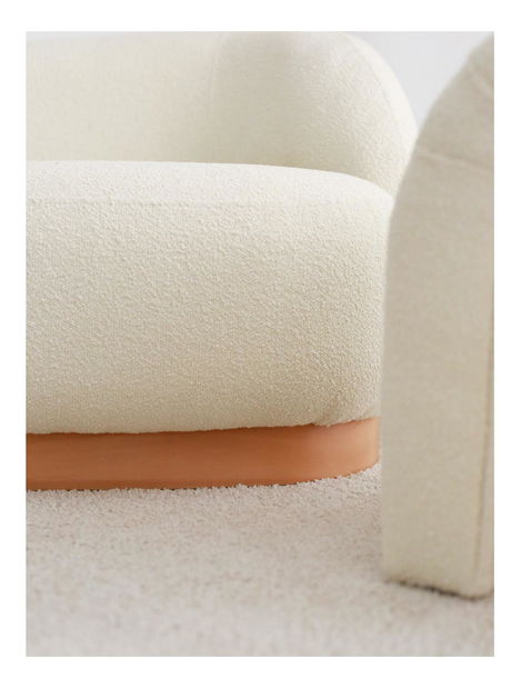 Canapea Canapea trei locuri Slenarzo (alb)