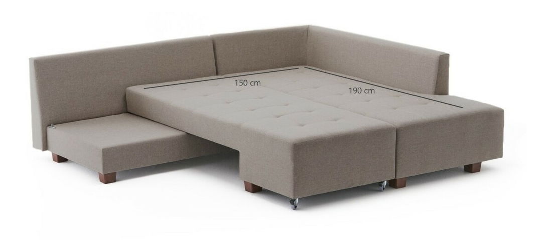 Kutna garnitura Madagascar (D) (krem)