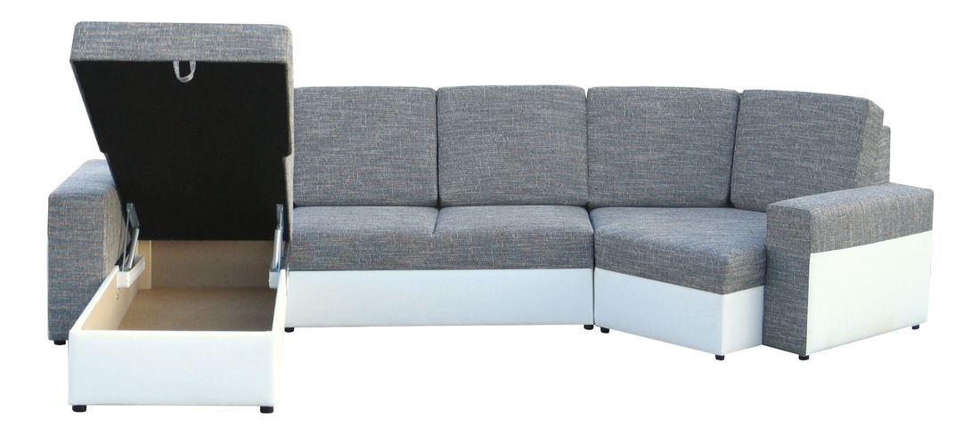 Rohová sedačka Benato (L) (spodná časť z koženky)