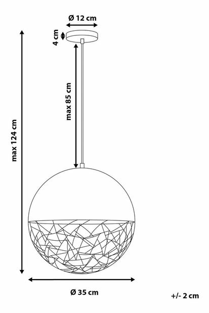 Luster Padila (medená)