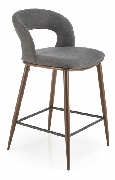 Scaun tip bar Harriet (Gri + Nuc)